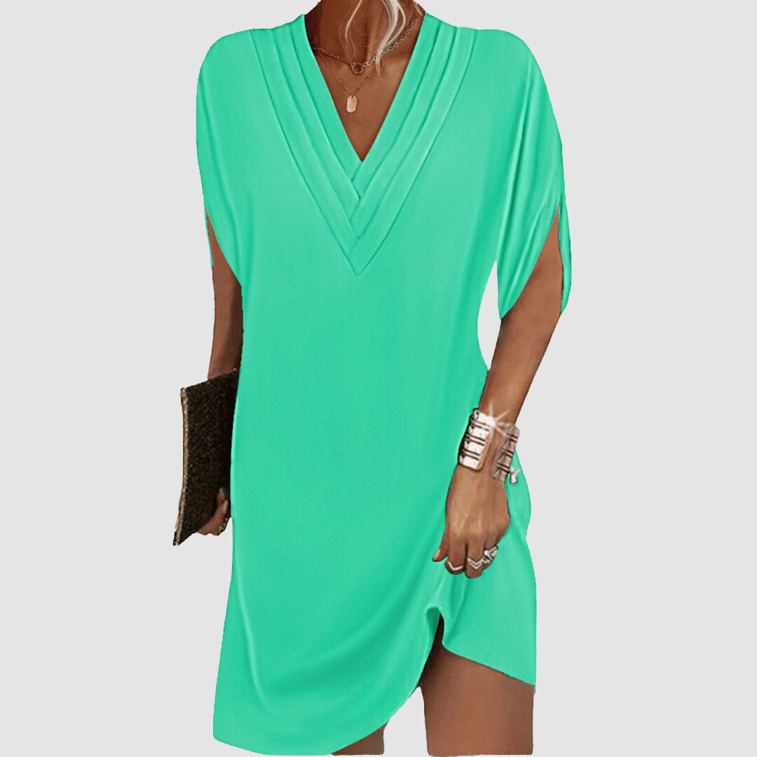 Alysa™ Vestido elegante de manga corta - RIVENA MODA