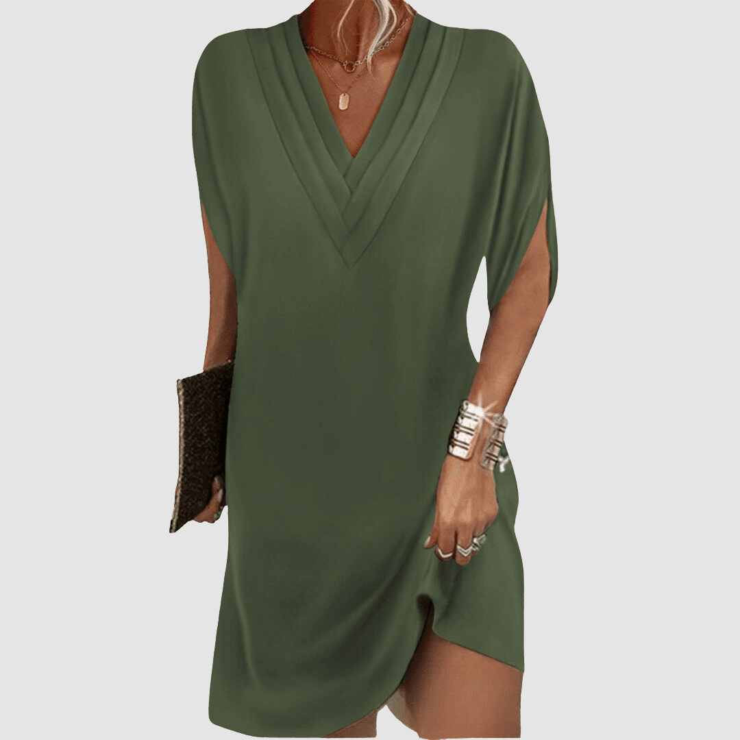 Alysa™ Vestido elegante de manga corta - RIVENA MODA