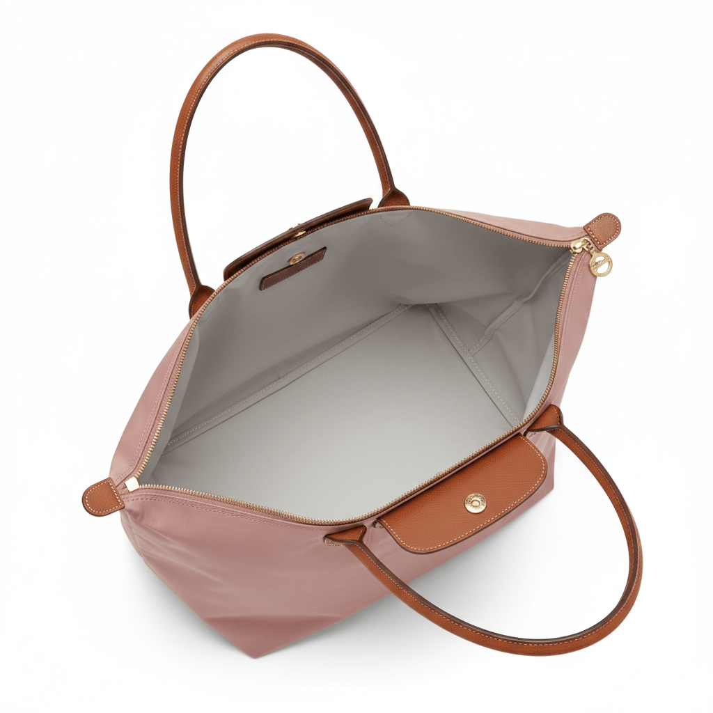 BOLSO TOTE GRANDE LONGCHAM | ROSA PLAT - RIVENA MODA