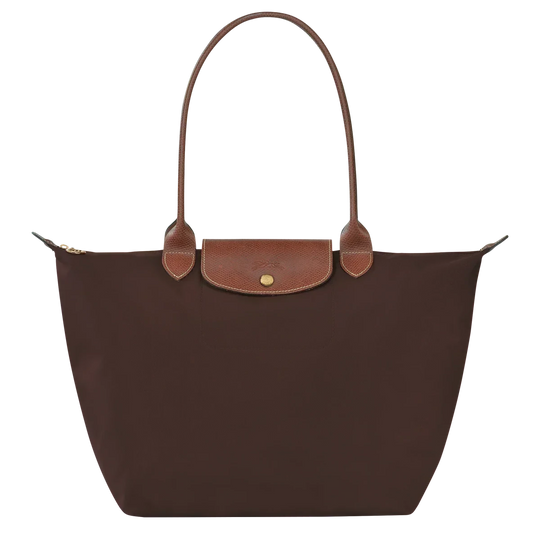 CARTERA TOTE GRANDE LONGCHAM | MARRÓN OSCURO - RIVENA MODA