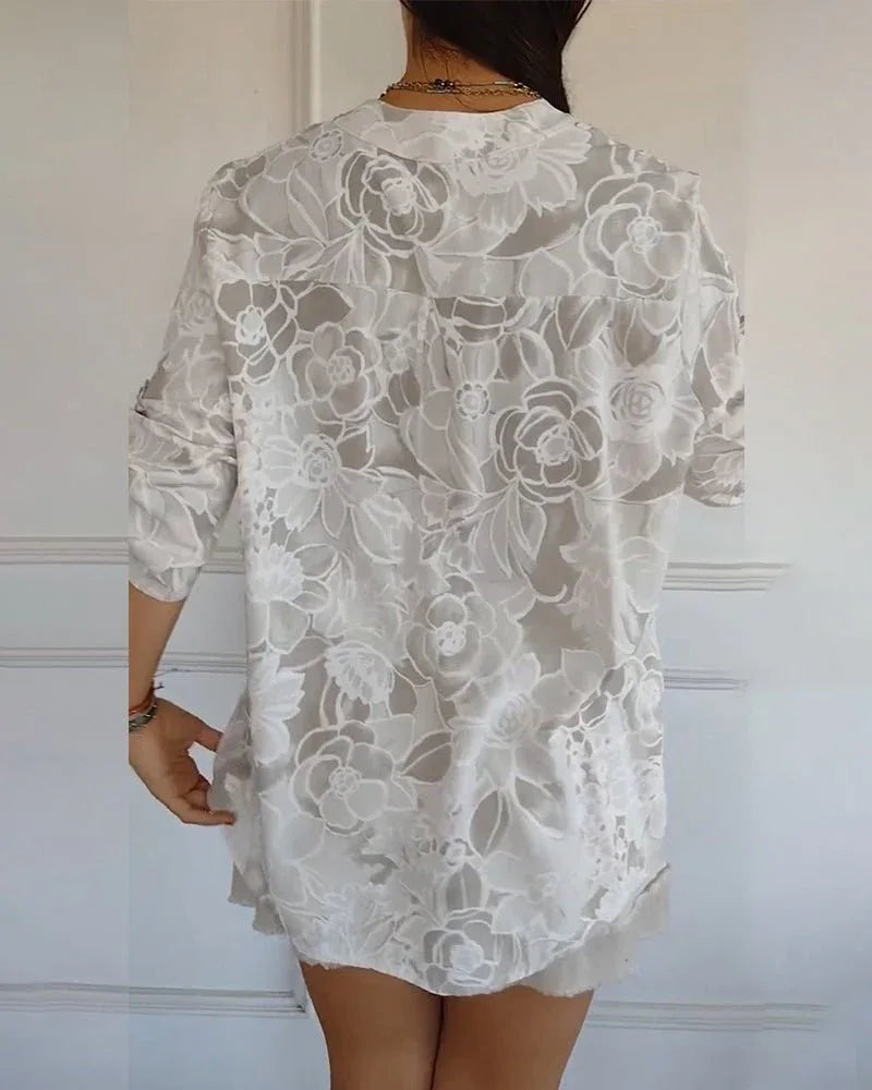 Cassie | Blusa con estampado floral - RivenaModa