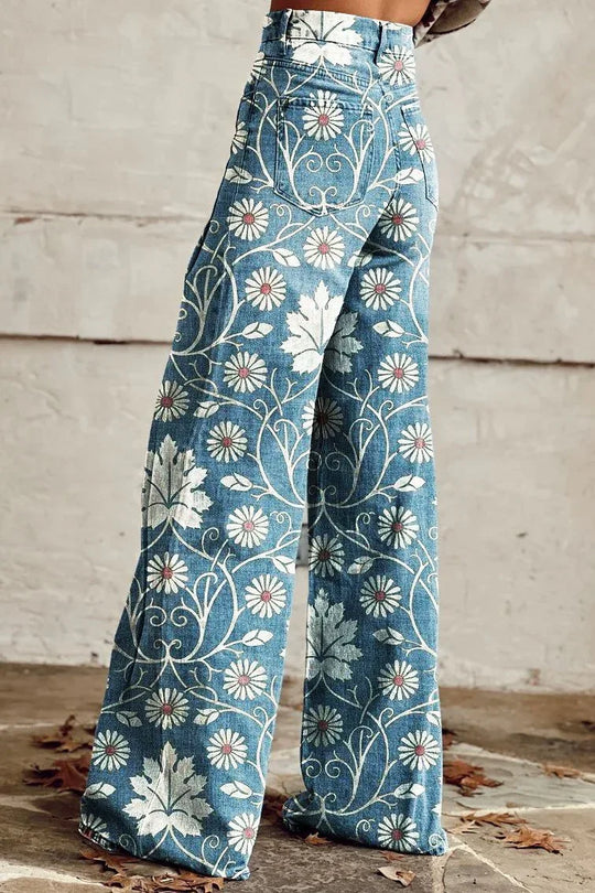 Claudia | Pantalones boho vintage - RivenaModa