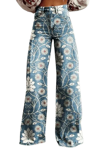 Claudia | Pantalones boho vintage - RivenaModa