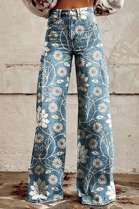 Claudia | Pantalones boho vintage - RivenaModa