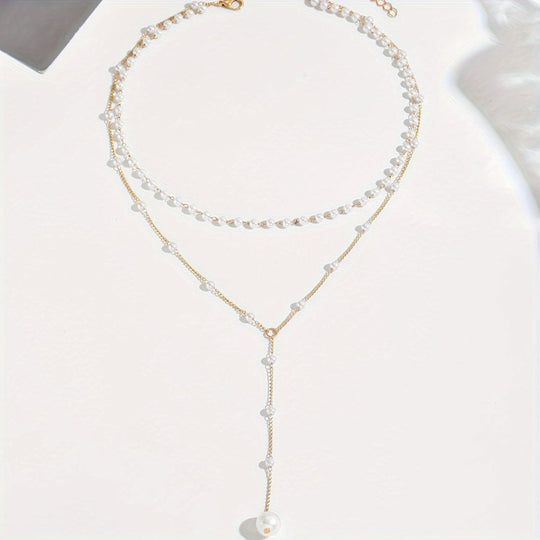 COLLAR CON PERLAS - RIVENA MODA
