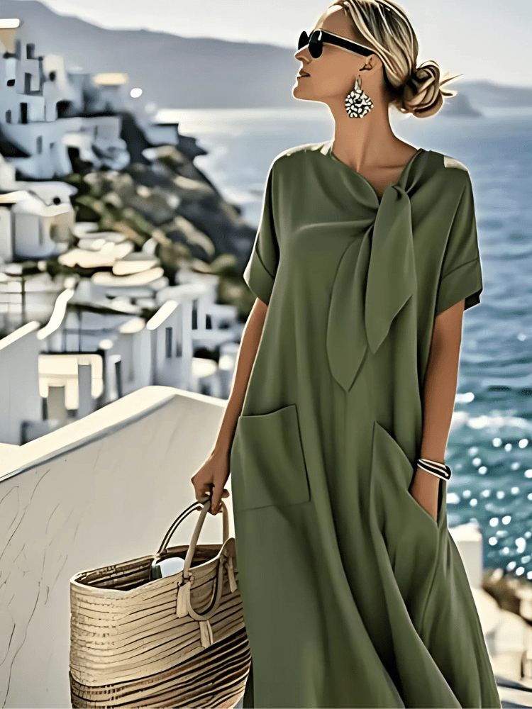 Ella™ Vestido elegante con bolsillos - RIVENA MODA