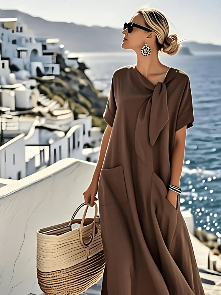 Ella™ Vestido elegante con bolsillos - RIVENA MODA