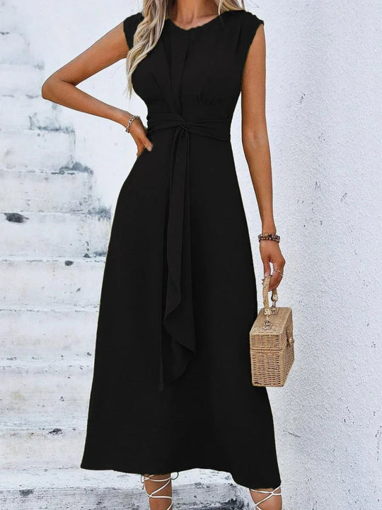 Eva | Vestido elegante sin mangas con cinturón ajustable - RivenaModa