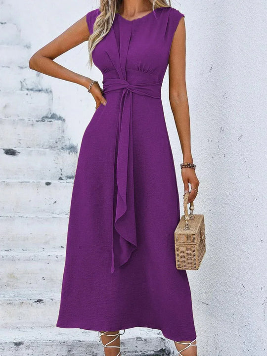 Eva | Vestido elegante sin mangas con cinturón ajustable - RivenaModa