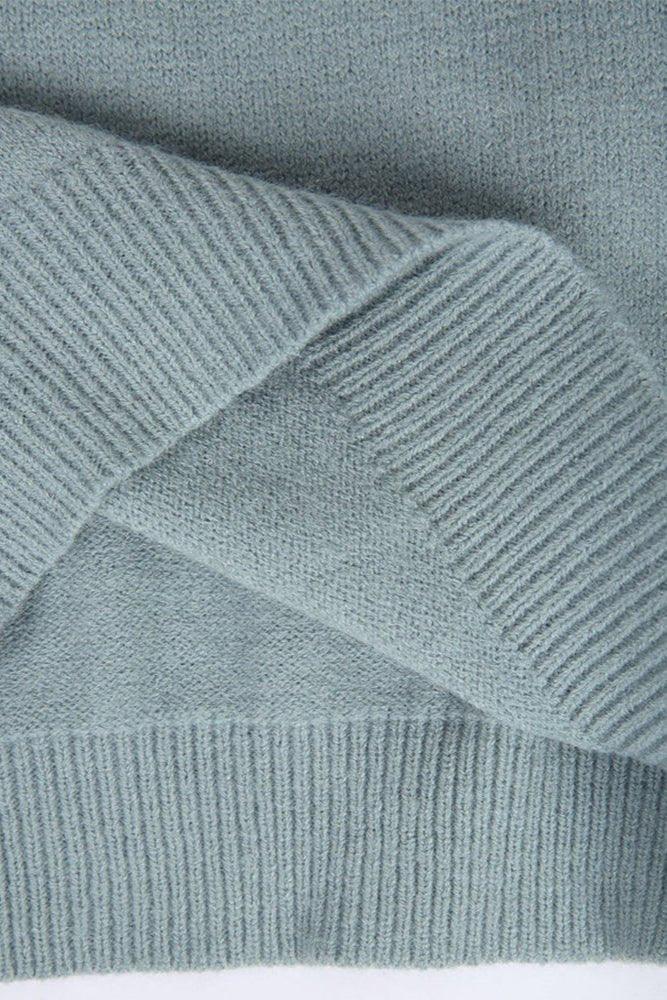 Gemma Jersey de Cuello Redondo Texturizado - RivenaModa