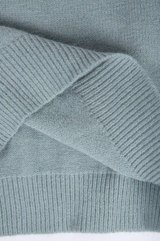 Gemma Jersey de Cuello Redondo Texturizado - RivenaModa