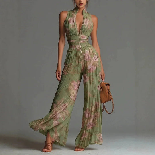 Isbel™ Mono elegante con estampado floral - RIVENA MODA