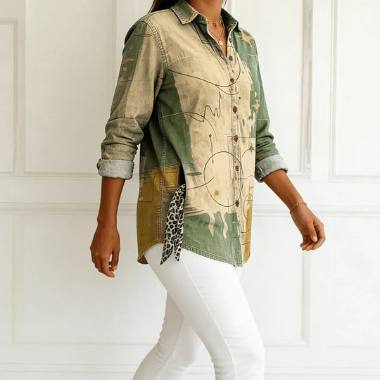 Karla | Blusa con estampado - RivenaModa