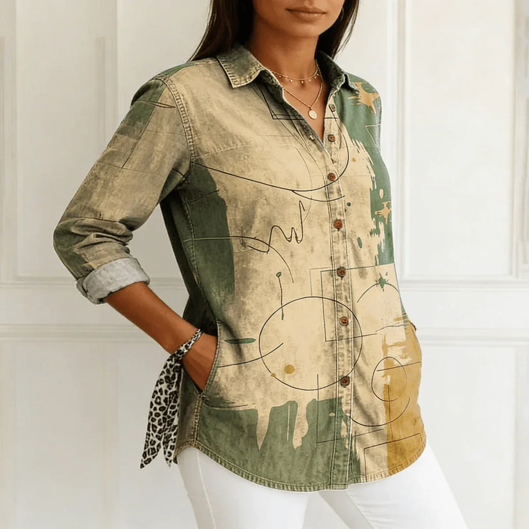 Karla | Blusa con estampado - RivenaModa
