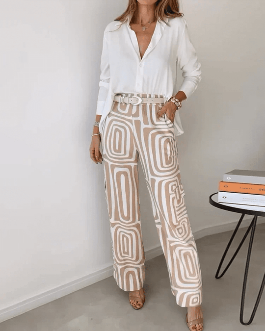 Kendra™ Conjunto Elegante de Dos Piezas - RIVENA MODA