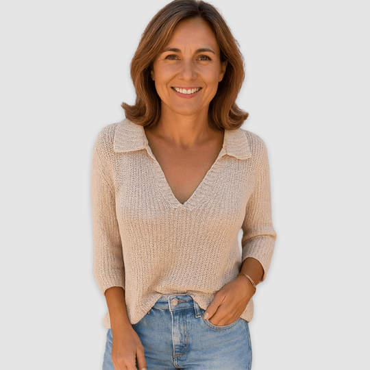 Lucy™ top elegante con escote en V - RIVENA MODA