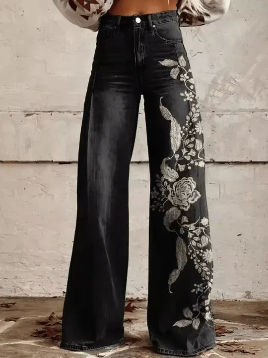 Luisa | Pantalones boho vintage - RivenaModa