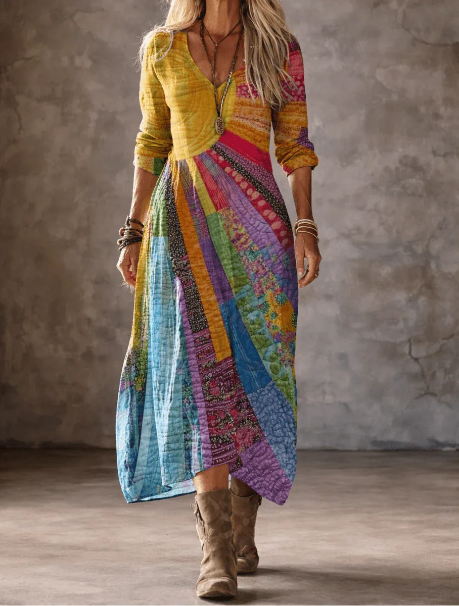 Luna | Vestido bohemio con diseño veraniego - RivenaModa