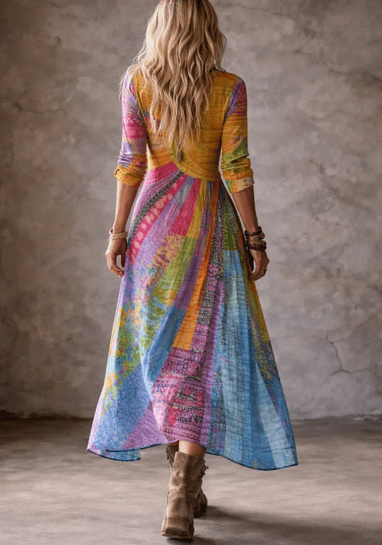 Luna | Vestido bohemio con diseño veraniego - RivenaModa