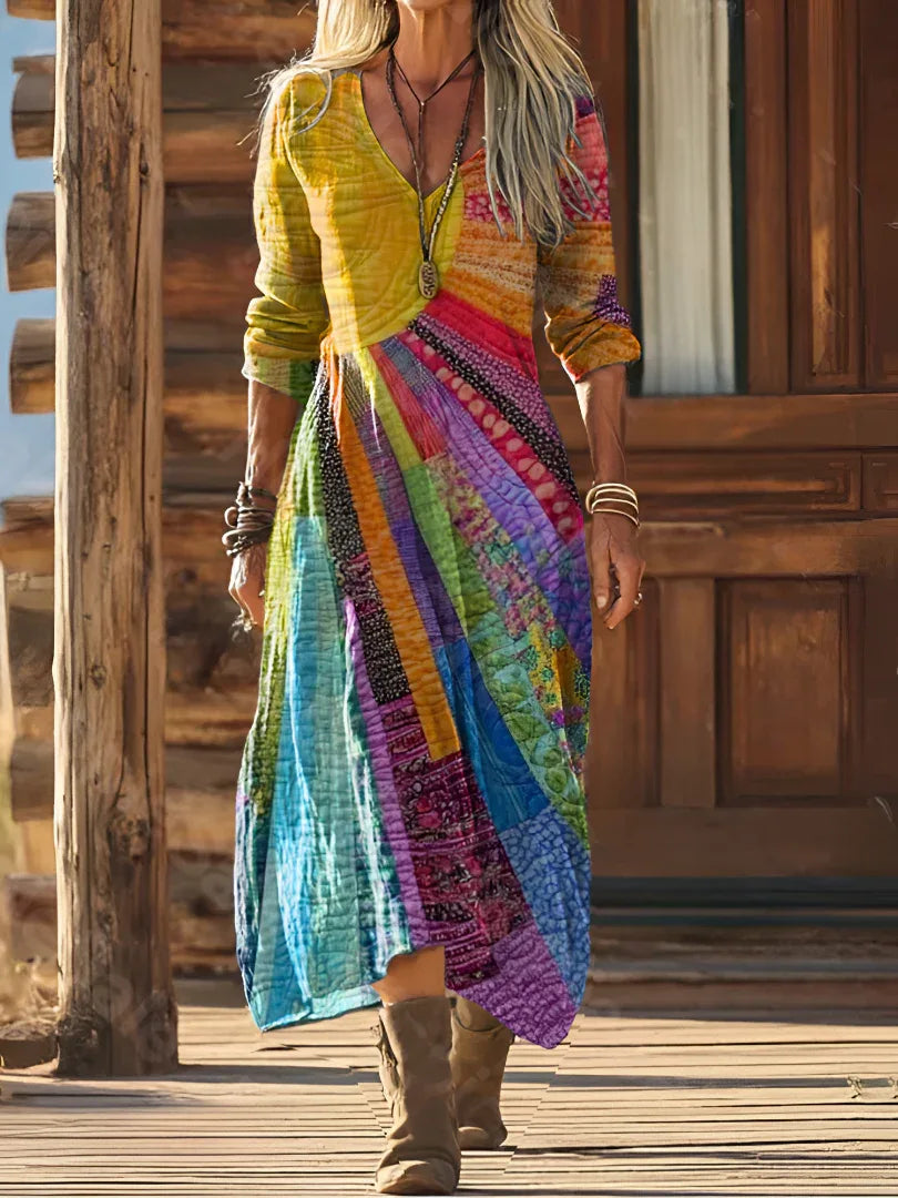 Luna | Vestido bohemio con diseño veraniego - RivenaModa