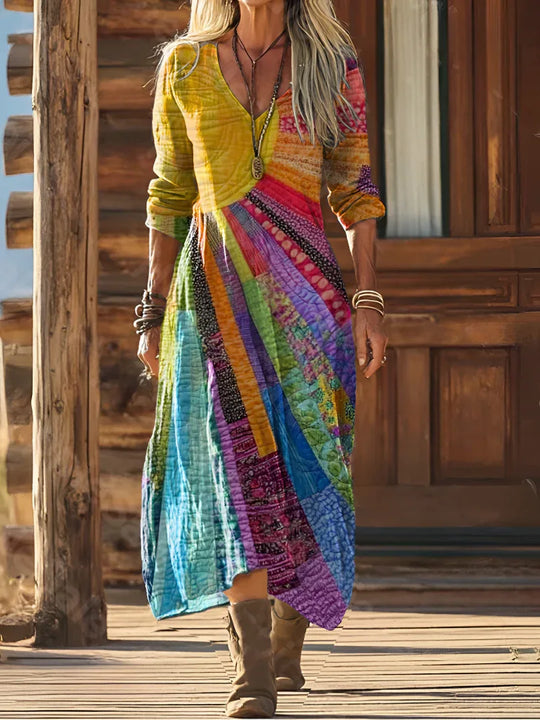 Luna | Vestido bohemio con diseño veraniego - RivenaModa