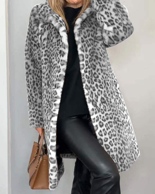 Lysandra™ Abrigo Elegante de Leopardo - RIVENA MODA