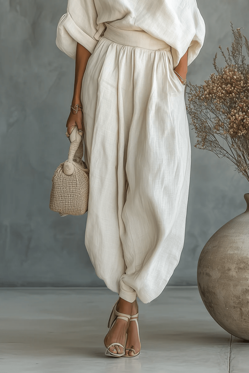 Mila™ | Conjunto de dos piezas con hombros al descubierto - RIVENA MODA