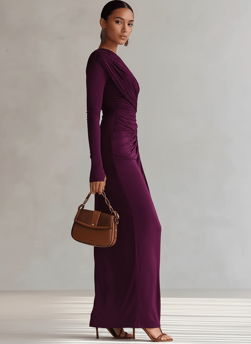 Rhianna™ Vestido Maxi Elegante con Manga - RIVENA MODA