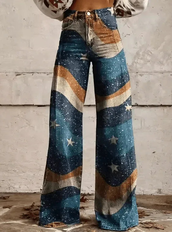 Rocío | Pantalones boho vintage - RivenaModa
