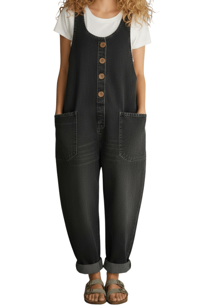 Saylor | Peto Vaquero con Acabado Vintage - RIVENA MODA