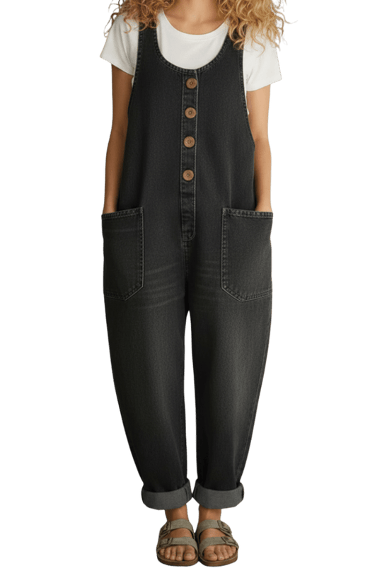 Saylor | Peto Vaquero con Acabado Vintage - RIVENA MODA