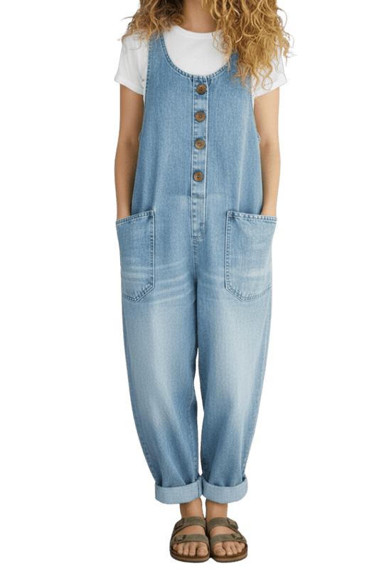 Saylor | Peto Vaquero con Acabado Vintage - RIVENA MODA