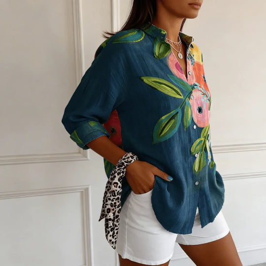 Sigrid | Camisa con estampado - RivenaModa