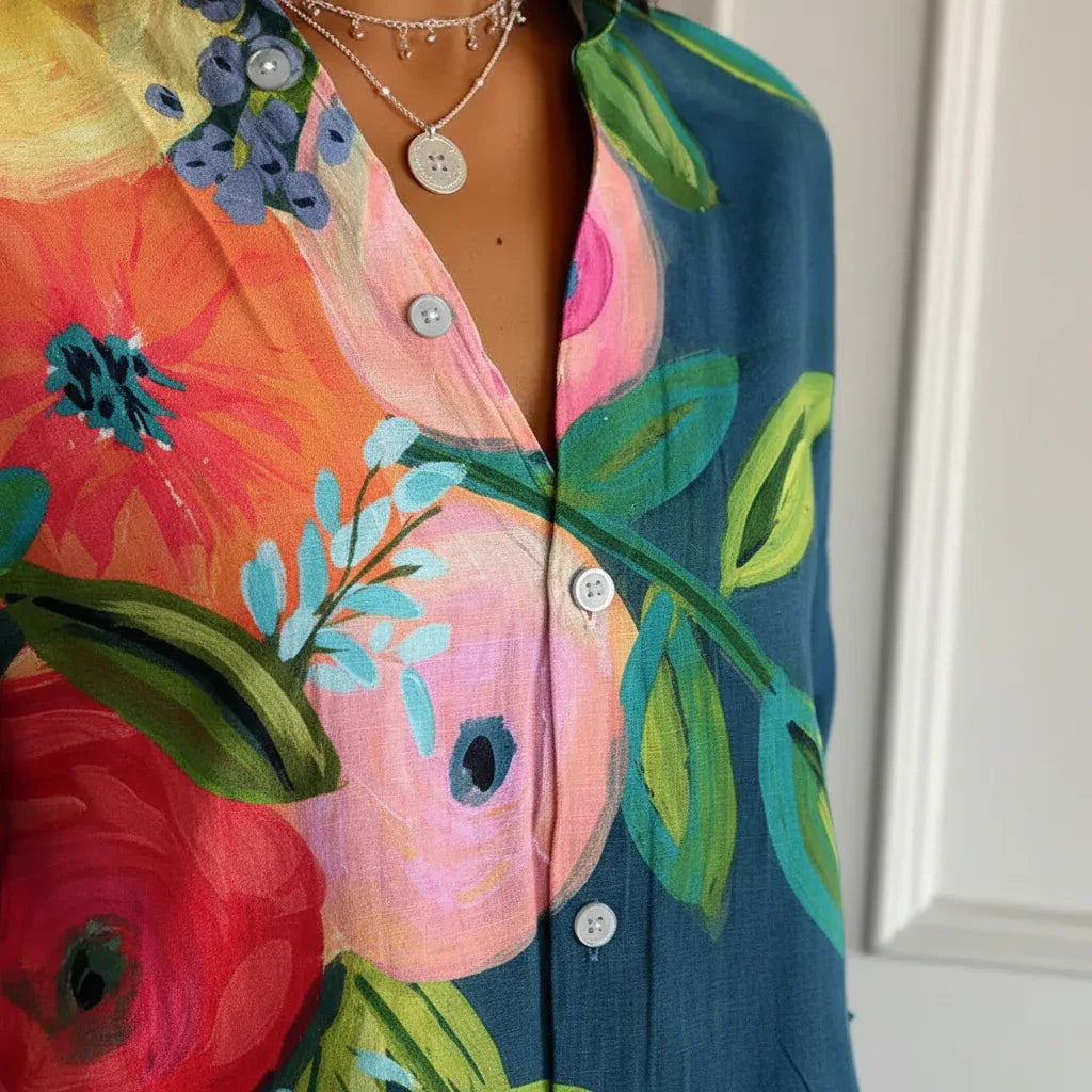 Sigrid | Camisa con estampado - RivenaModa
