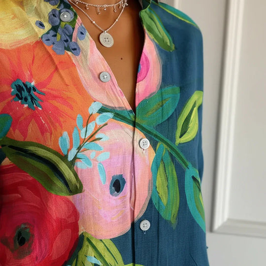 Sigrid | Camisa con estampado - RivenaModa