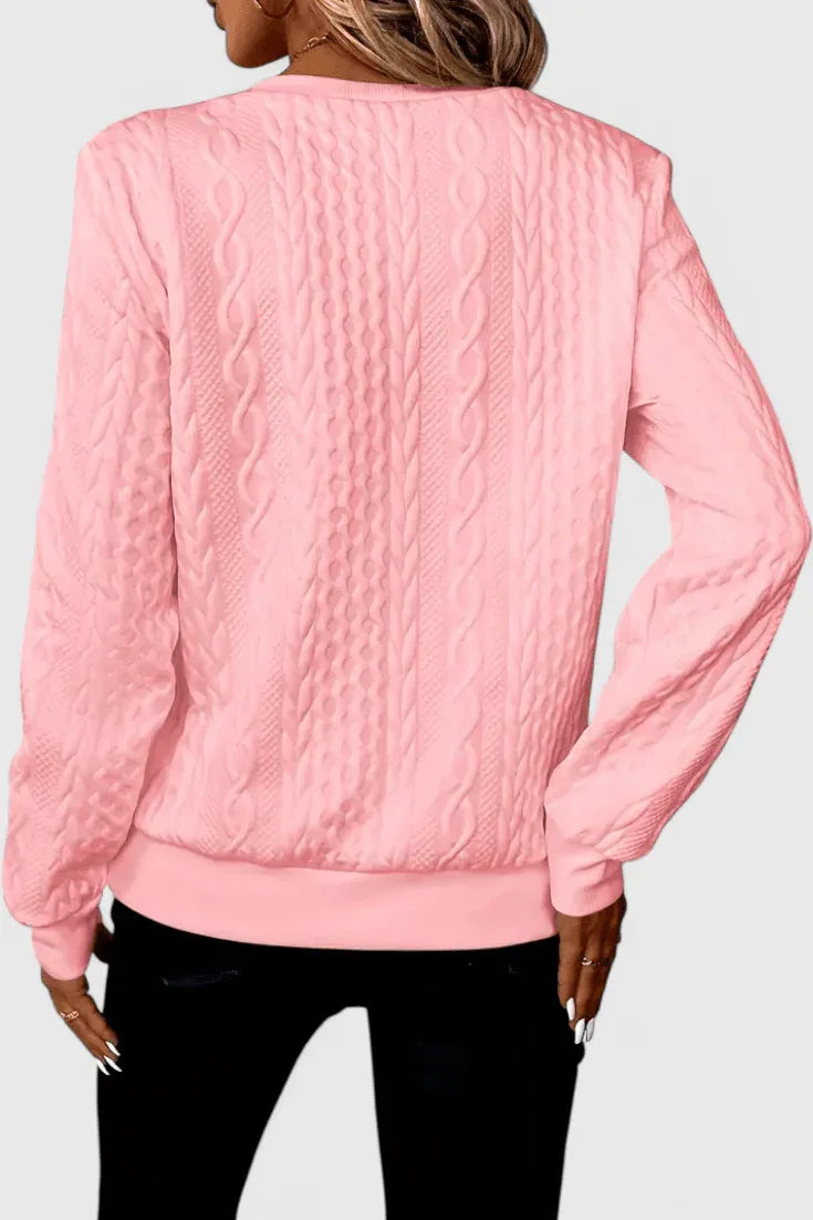 Zoey | Jersey de Punto con Cremallera Suave - RivenaModa